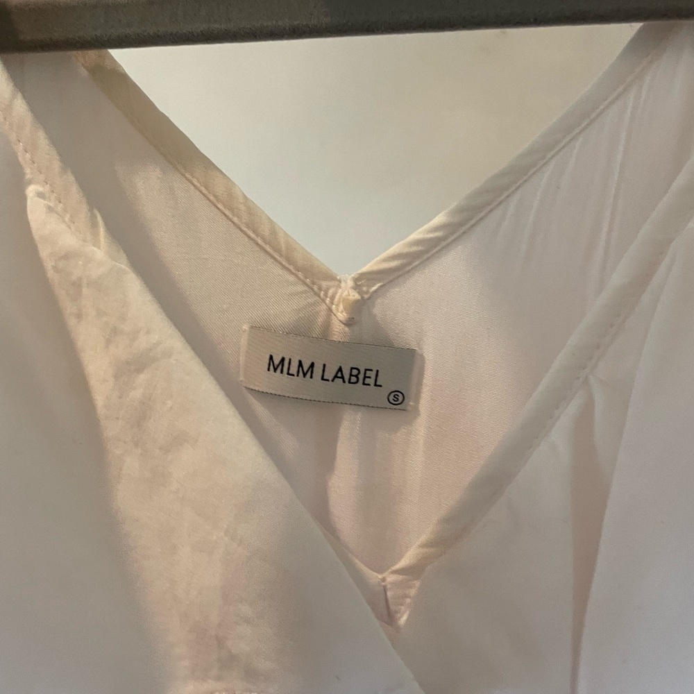 MLM Label Poplin Ruffle Dress - Picture 2 of 5